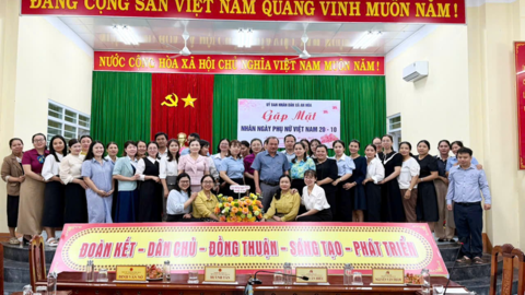 PHÁT HUY TRUYỀN THỐNG 95 NĂM VẺ VANG CỦA HỘI LIÊN HIỆP PHỤ NỮ VIỆT NAM – PHỤ NỮ XÃ AN HÒA – TIẾP NỐI TRUYỀN THỐNG, VỮNG BƯỚC ĐI LÊN