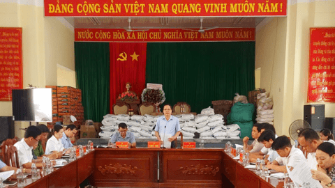 Đảng ủy xã An Hòa: Tổ chức hội nghị trực báo đầu tiên sau khi thực hiện mô hình chính quyền địa phương 2 cấp