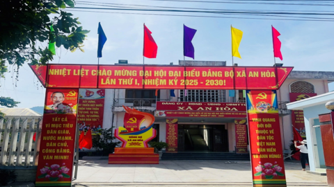 XÃ AN HÒA SẴN SÀNG CHO ĐẠI HỘI ĐẠI BIỂU ĐẢNG BỘ XÃ LẦN THỨ I, NHIỆM KỲ 2025 – 2030