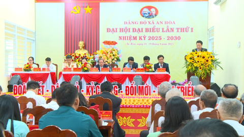 Xã An Hòa tổ chức thành công Đại hội Đại biểu lần thứ I nhiệm kỳ 2025 - 2030